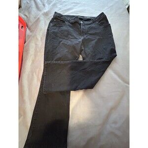 Riders by Lee Women's Size 20WP Black Midrise Bootcut Jeans Denim Pants